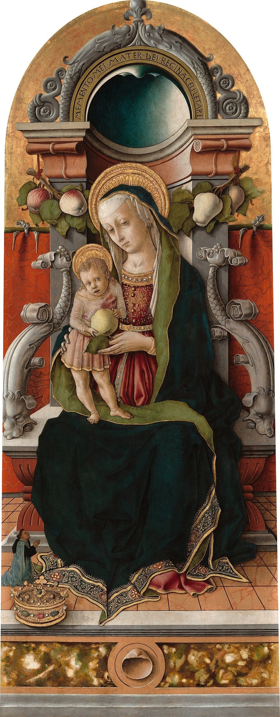 Madone Cook - Carlo Crivelli image 1 copie de tableau peinte à la main