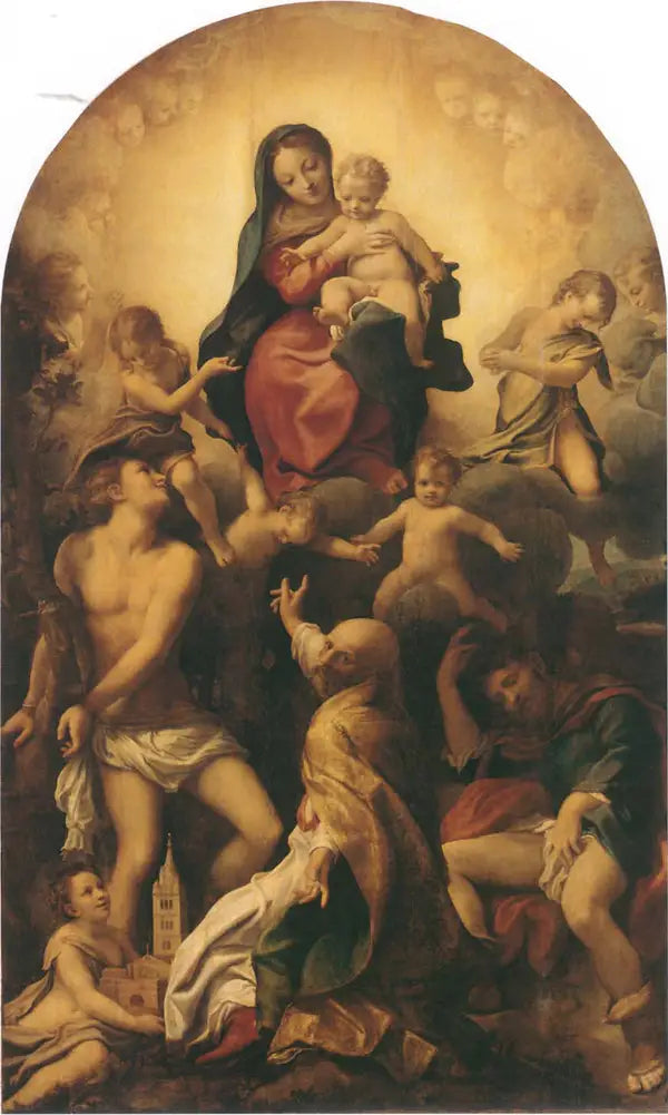 Madone von San Sebastiano - Antonio da Correggio