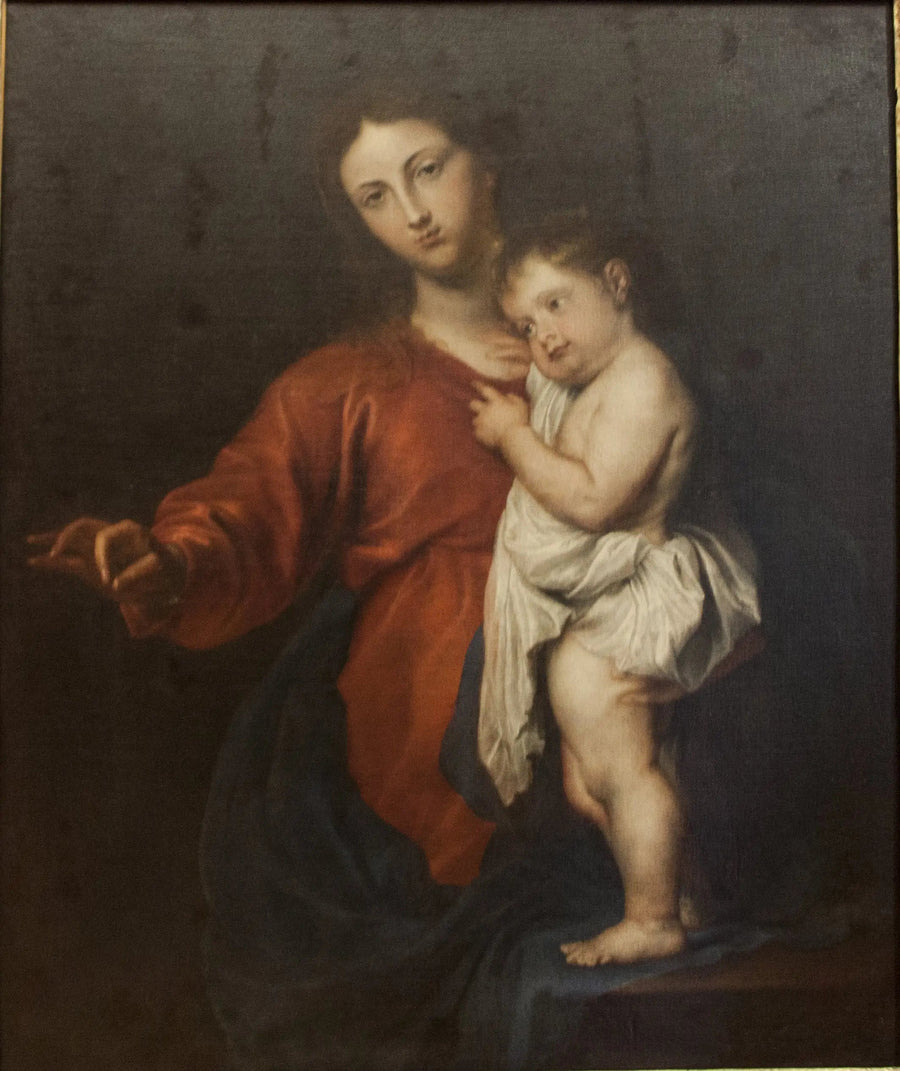 Madone des Rosenkranzes - Antoine van Dyck