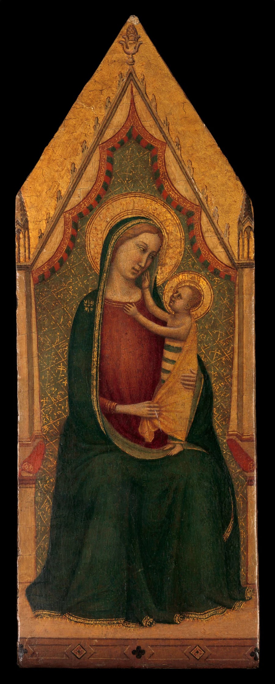 Madone et l'Enfant intronisés - Bernardo Daddi