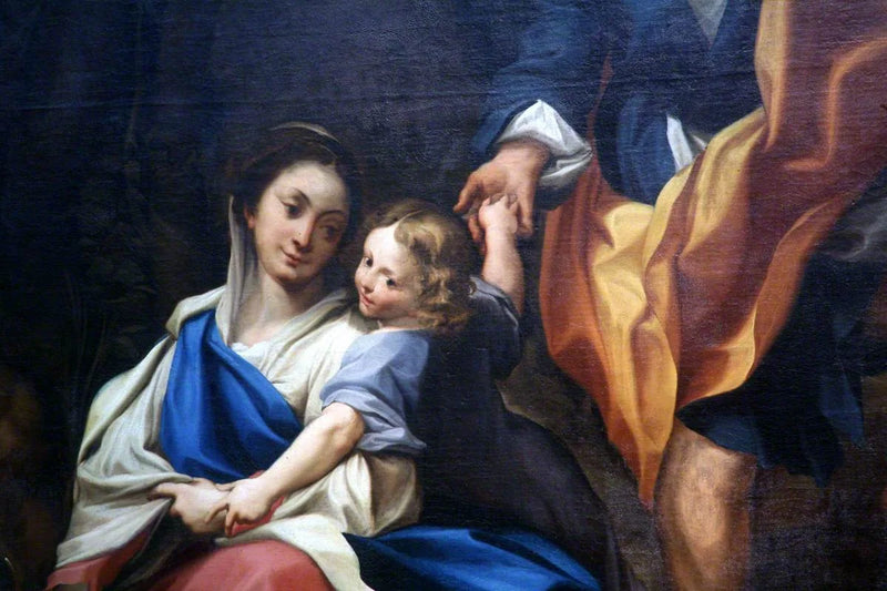 Madonna della Scodella (nach Correggio) (Detail) - Anton Raphael Mengs