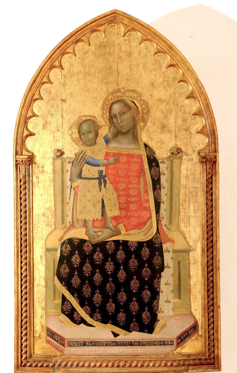 Madonna auf dem Thron mit dem Kind - Allegretto Nuzi