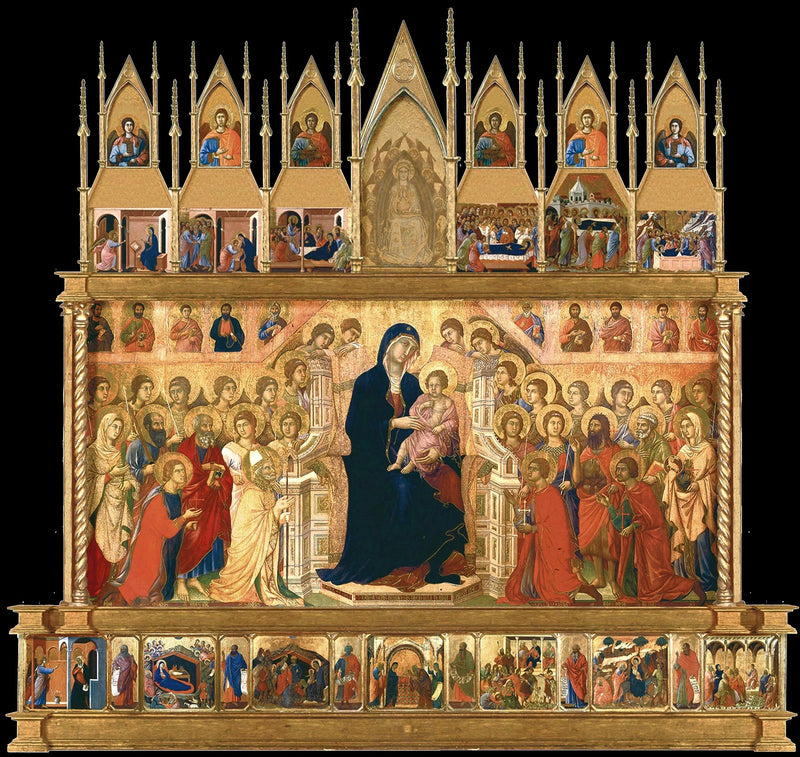 La Maestà : Le Lavement des pieds - Duccio di Buoninsegna