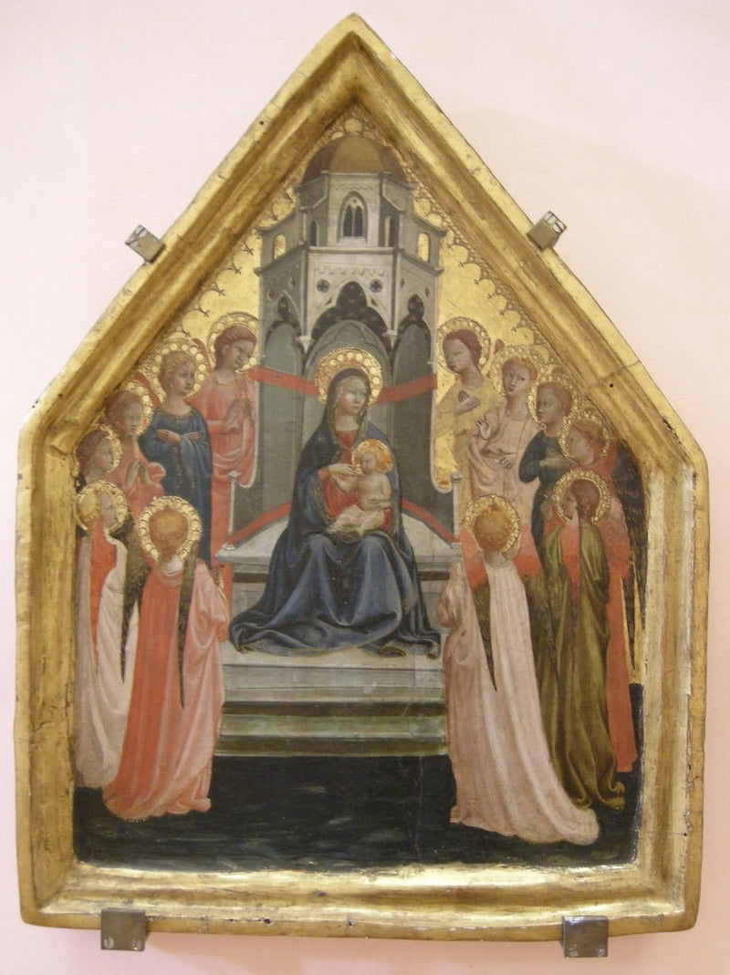 Maesta mit zwölf Engeln - Fra Angelico