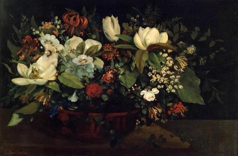 Magnolien - Gustave Courbet
