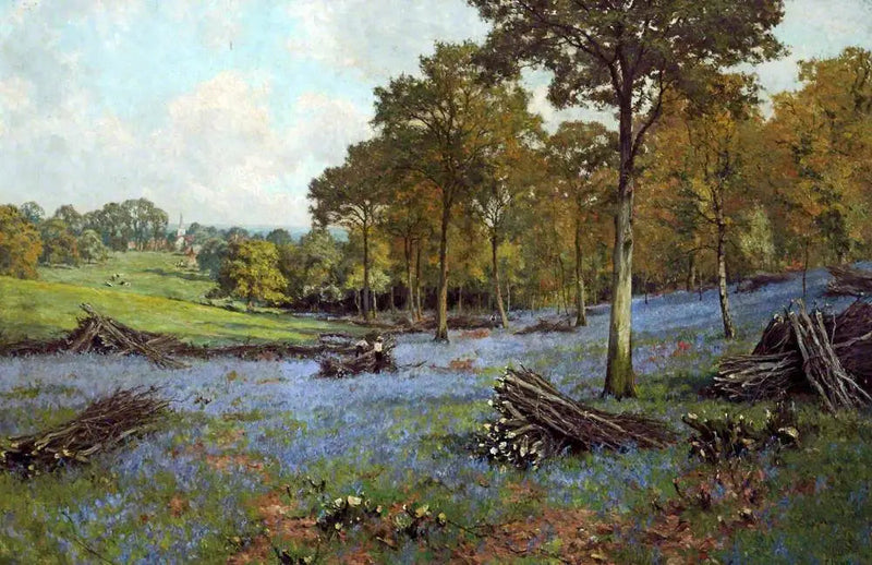 Mai im Wald (Mitcham, Surrey) - Edward Wilkins Waite