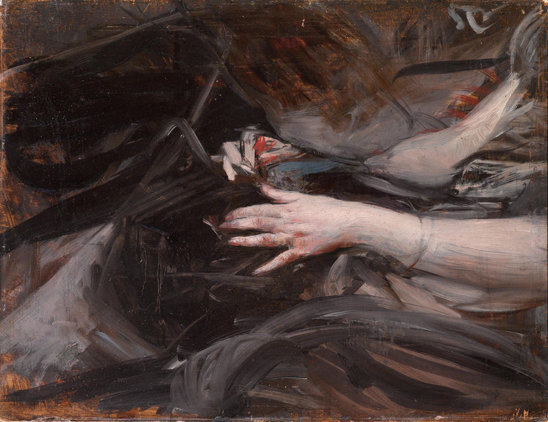 Nähhände einer Frau - Giovanni Boldini