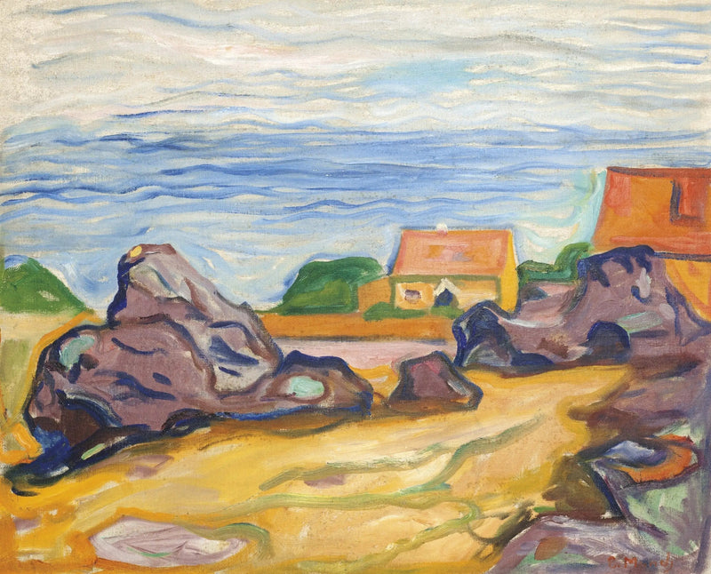 Haus in Borre - Edvard Munch