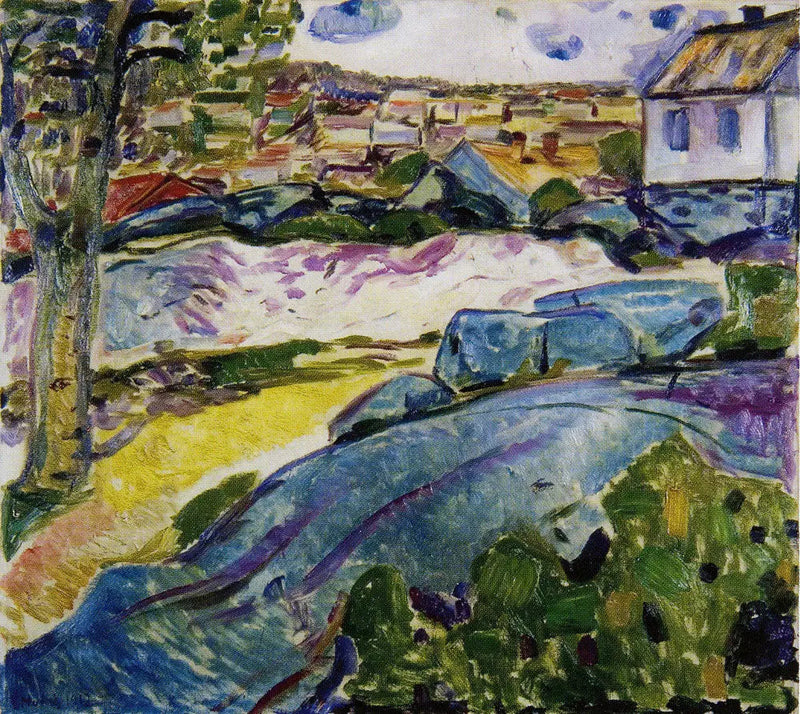 Haus in Kragerø - Edvard Munch