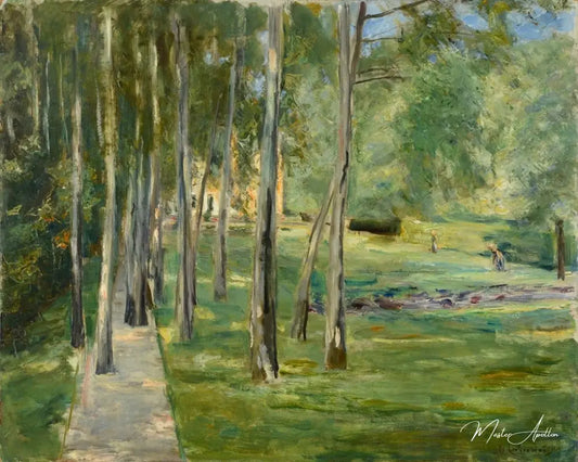 Maison à wannsee - Max Liebermann - Reproductions de tableaux et peintures haut de gamme