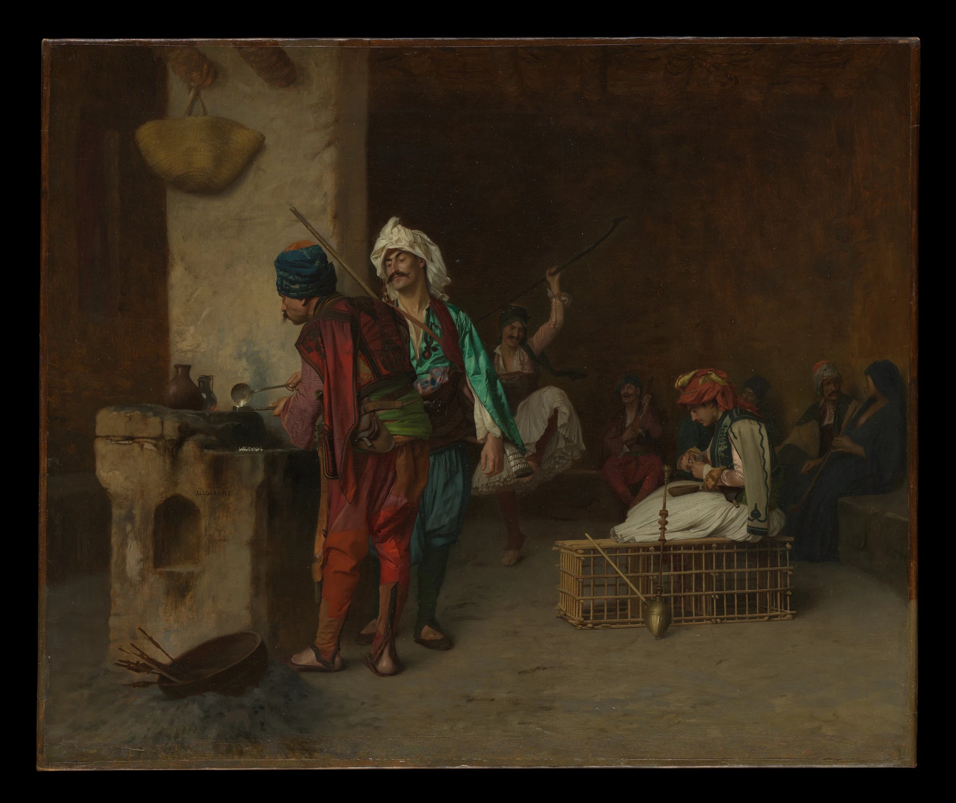 Maison de café, Le Caire (Fonte de balles) - Jean-Léon Gérôme