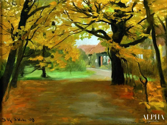 Maison d'artiste à Skagen Plantation - Peder Severin Kroyer - Reproductions de tableaux et peintures haut de gamme