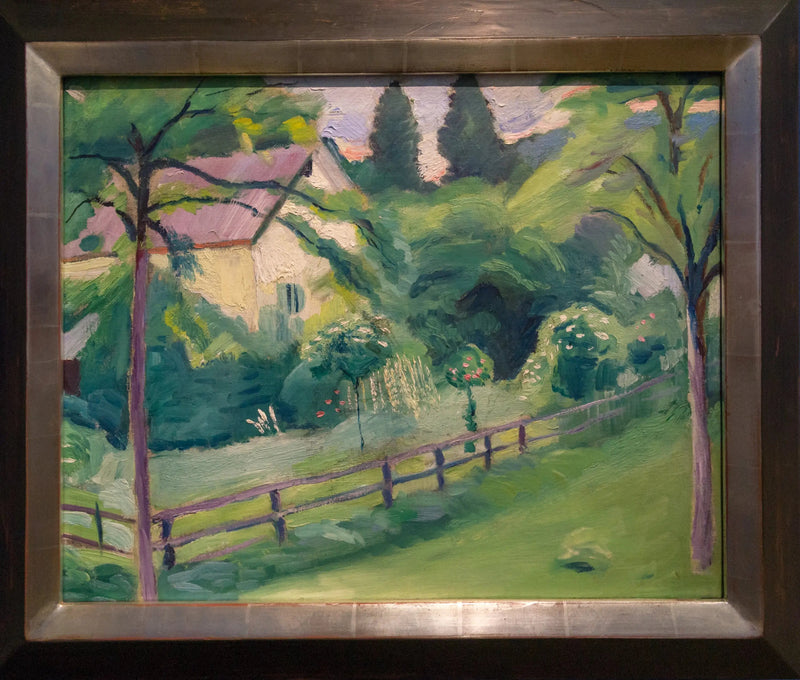 Landhaus mit Garten - August Macke