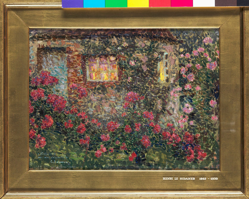 Landhaus unter Rosen - Henri Le Sidaner