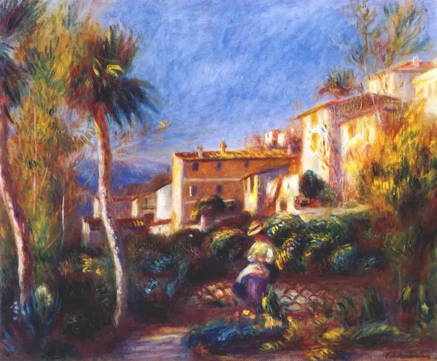 Posthaus in Cagnes - Pierre-Auguste Renoir