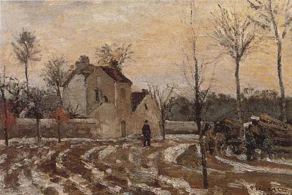 Haus von Monsieur Musy, Louveciennes - Camille Pissarro
