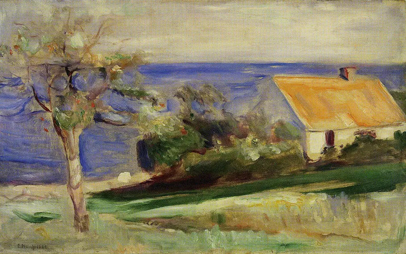 Haus von Morten Damme bei Åsgardstrand - Edvard Munch