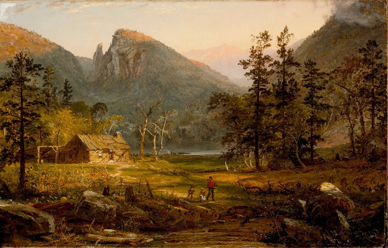 Haus des Pioniers, Eagle Cliff, Montagnes Blanches - Jasper Francis Cropsey