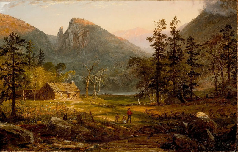 Haus des Pioniers, Eagle Cliff, Montagnes Blanches - Jasper Francis Cropsey