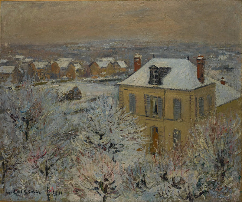 Haus im Winter - Gustave Loiseau