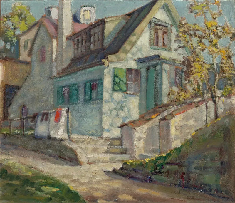 Sonniges Haus - Grant Wood
