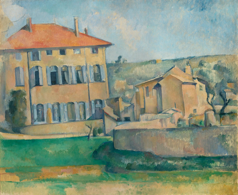 Haus und Bauernhof des Jas de Bouffan - Paul Cézanne