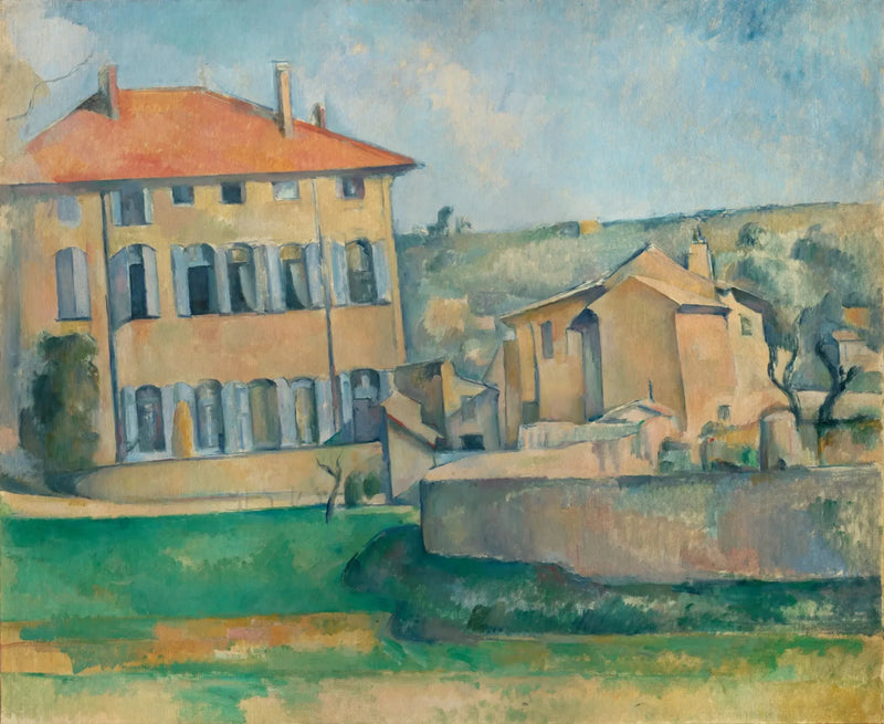 Haus und Bauernhof des Jas de Bouffan - Paul Cézanne