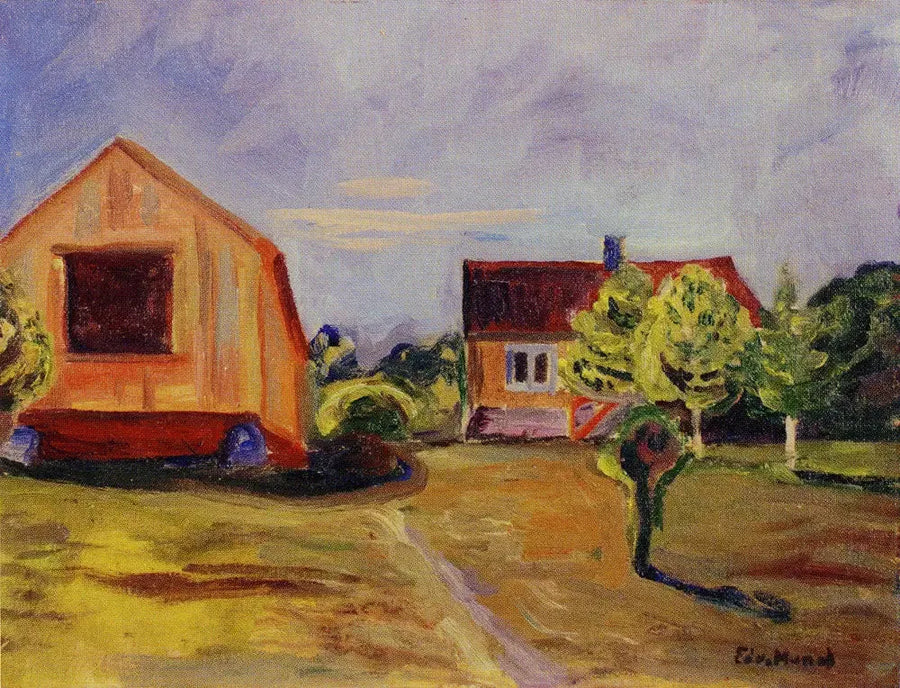 Haus und Atelier von Munch in Åsgardstrand - Edvard Munch