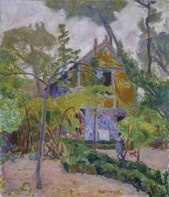 Haus zwischen den Bäumen - Pierre Bonnard
