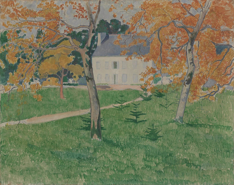 Haus unter den Bäumen: Pont-Aven - Émile Bernard