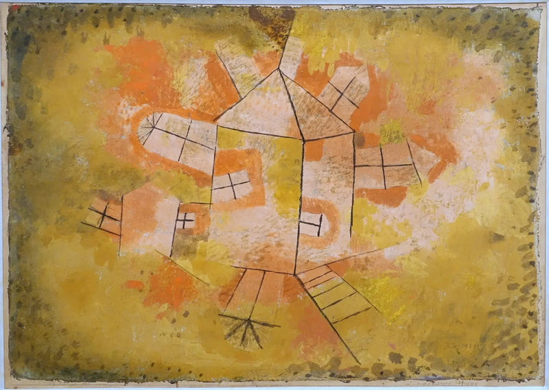 Drehendes Haus - Paul Klee