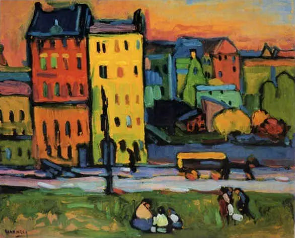 Häuser in München - Vassily Kandinsky