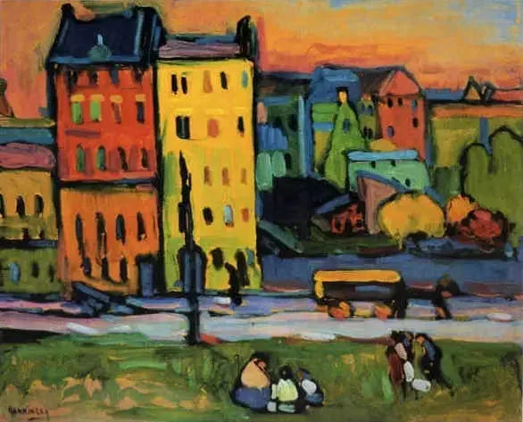 Häuser in München - Vassily Kandinsky