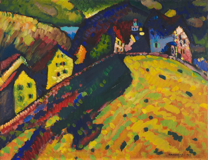 Häuser in Murnau - Vassily Kandinsky