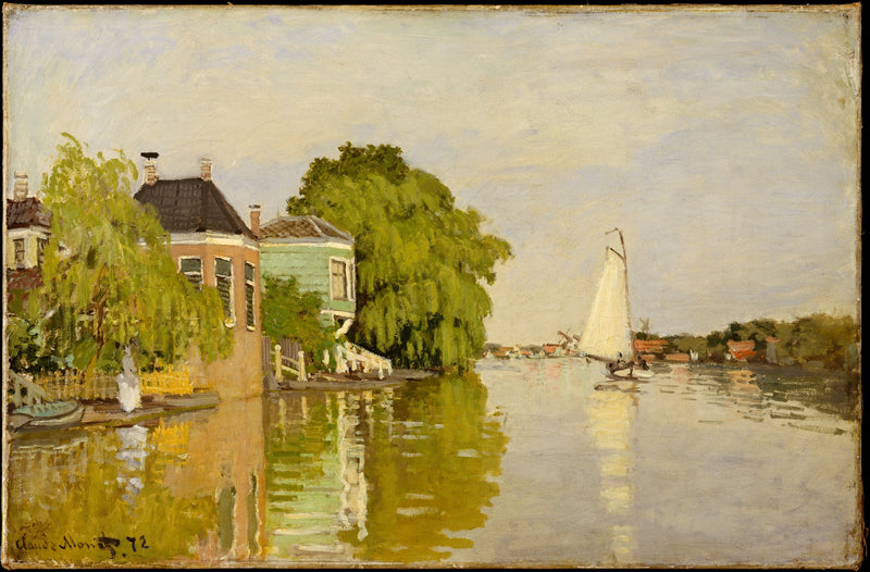 Häuser am Achterzaan W186 - Claude Monet