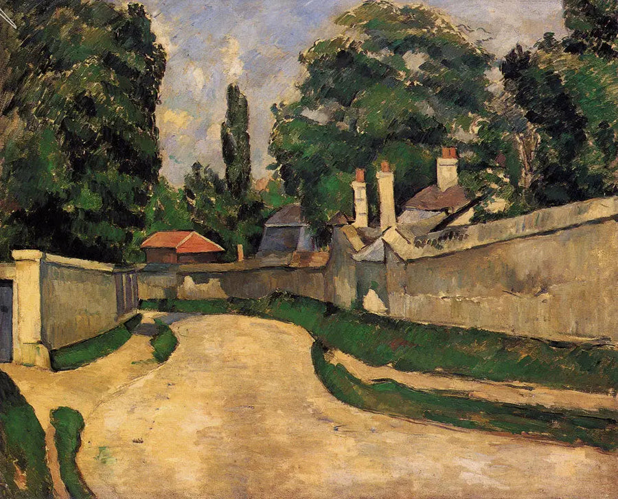 Häuser am Straßenrand, I - Paul Cézanne