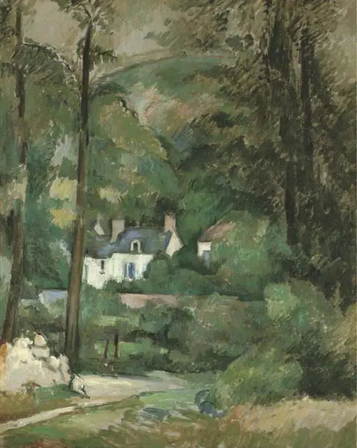 Häuser im Chou, in Pontoise - Paul Cézanne