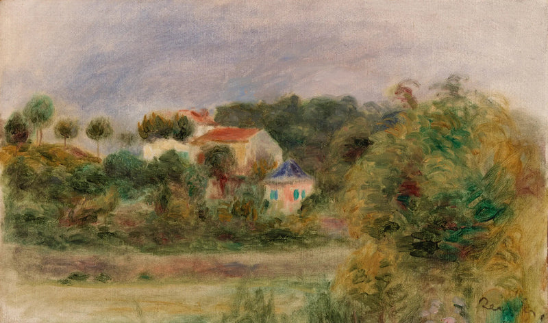 Häuser in einem Park - Pierre-Auguste Renoir