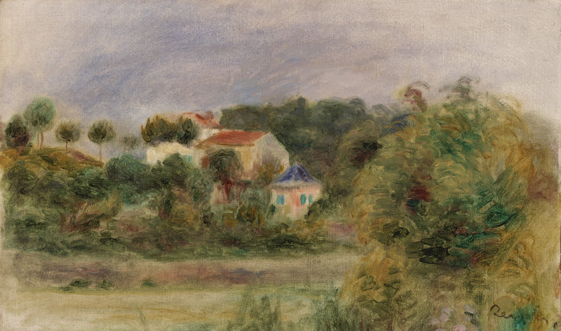 Häuser in einem Park - Pierre-Auguste Renoir