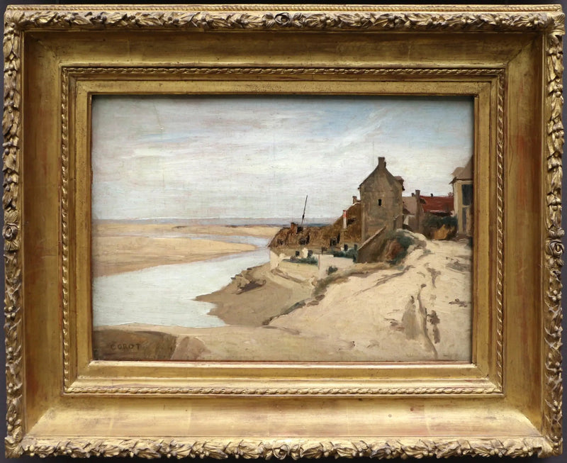 Fischerhäuser in Sainte-Adresse - Jean-Baptiste Camille Corot