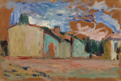 Reproduction du tableau « Maisons (Fenouillet) [Les Maisons (Fenouillet)] - Henri Matisse » par Alpha Reproduction en peinture à l’huile