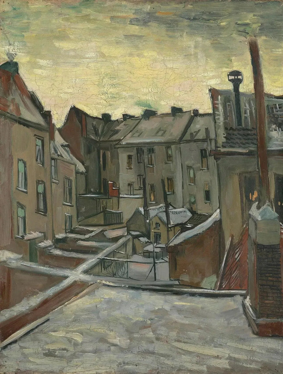 Häuser von hinten gesehen - Vincent van Gogh