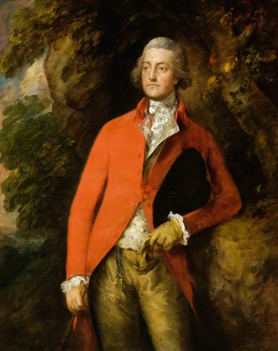 Major William Tennant (décédé en 1803), de Needwood House, Staffordshire - Thomas Gainsborough image 1 copie de tableau peinte à la main