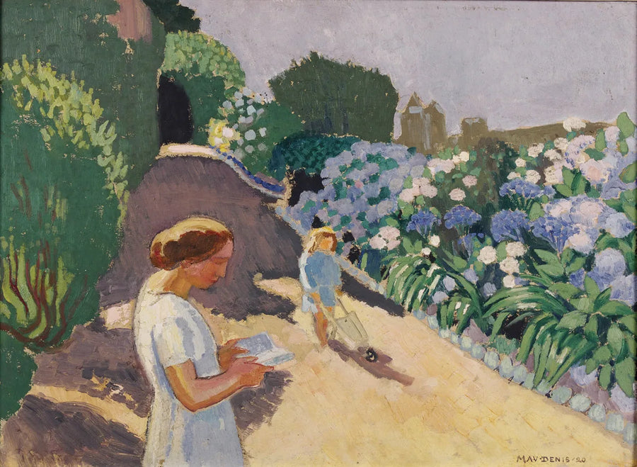 Malon und die Hortensien - Maurice Denis