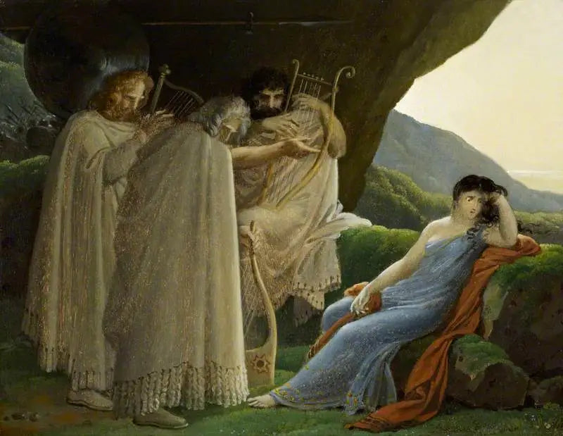 Malvina trauert um den Tod ihres Verlobten Oscar - Anne-Louis Girodet