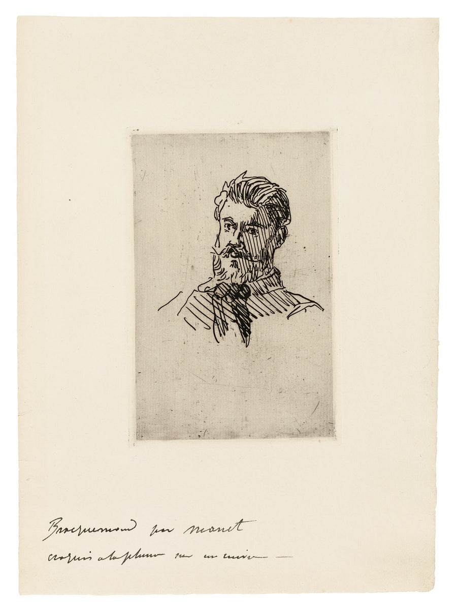 Portrait de Félix Bracquemond - Édouard Manet