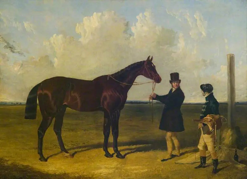 Mango', lauréat du St Leger, 1837 - John Frederick Herring, Sr. image 1 reproduction artisanale de tableau