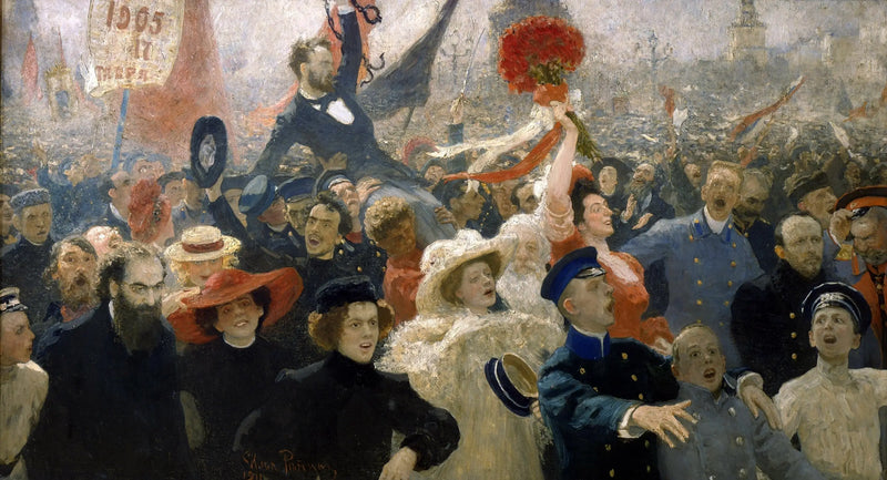 Manifestation vom 17. Oktober 1905 - Ilya Repin