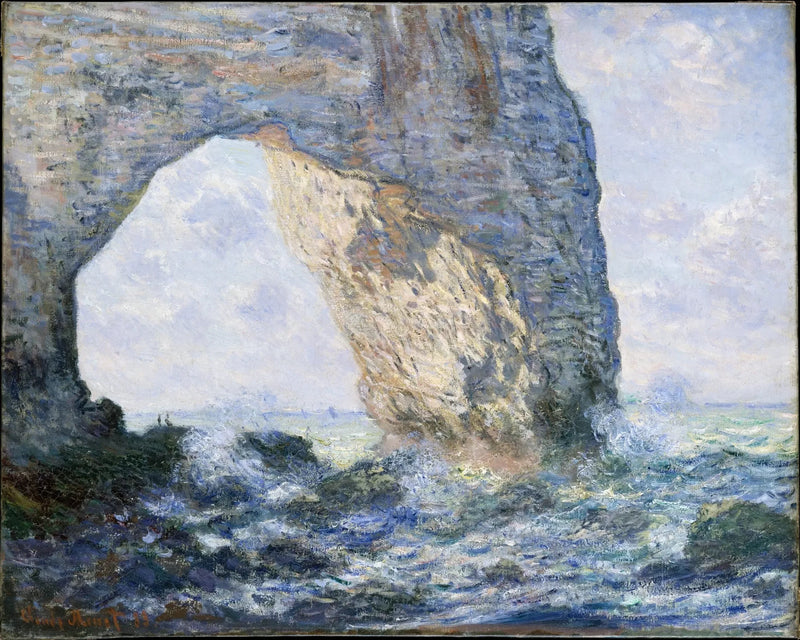 La Manneporte in der EEtretat W832 - Claude Monet