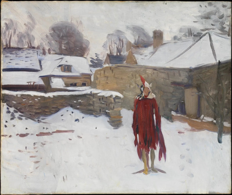 Mannequin im Schnee - John Singer Sargent
